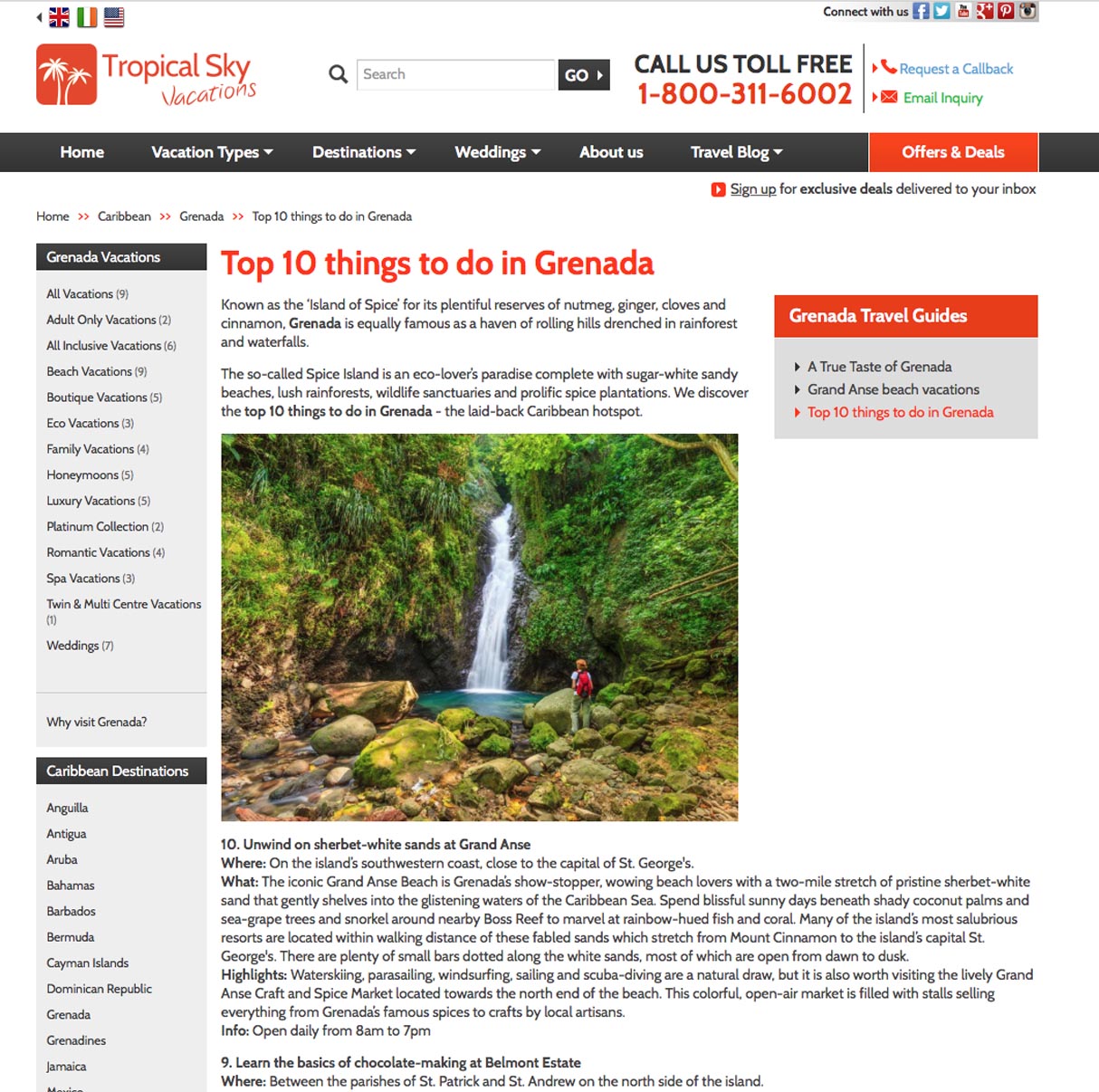 Top 10 things to do in Grenada